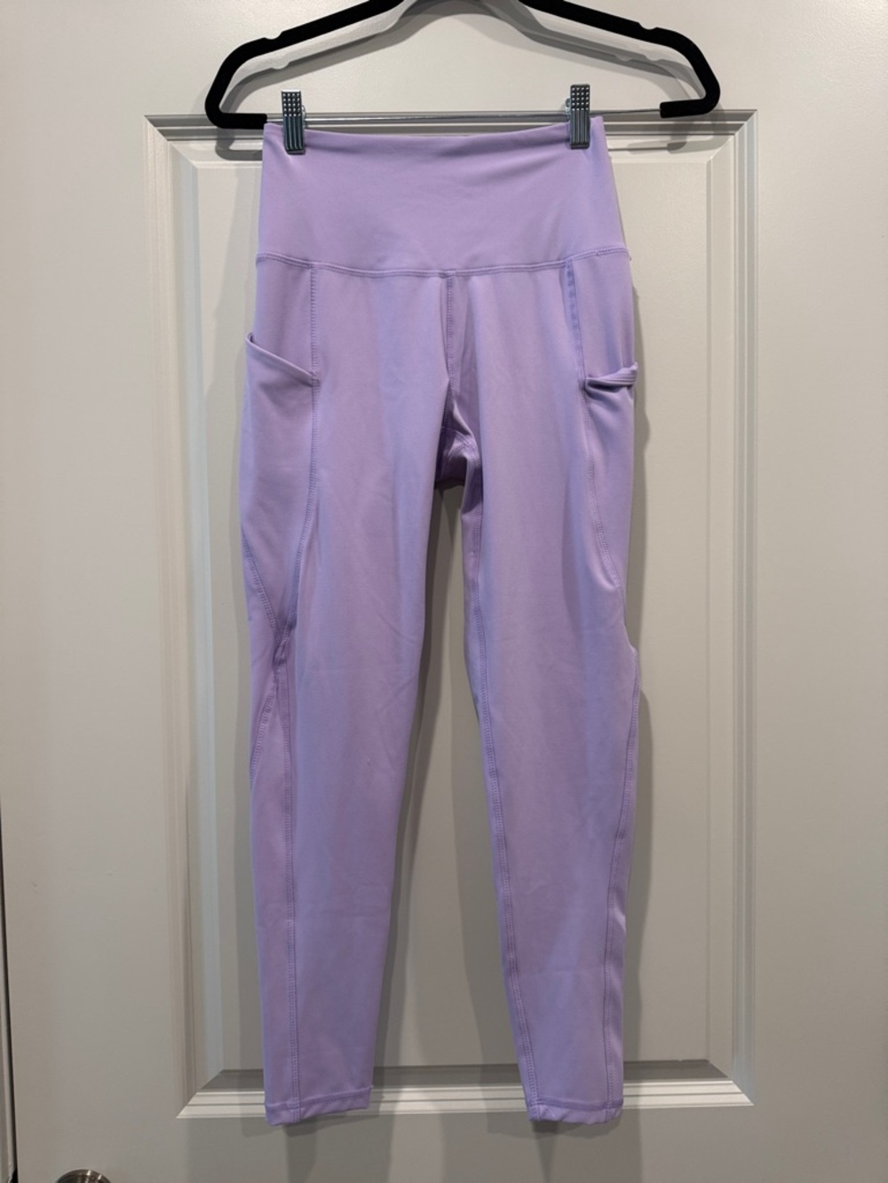 Lavender High-Waist Pocket Leggings